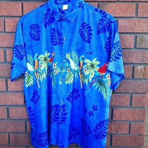 Men's XL Hawaiian Shirt, 100% Terivoile